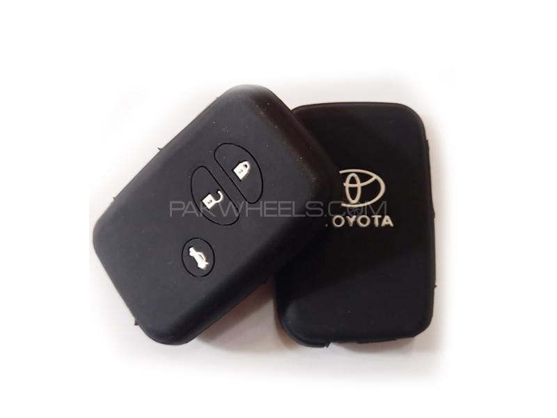Toyota Land Cruiser Silicone Soft Key Cover for sale in Lahore Image-1