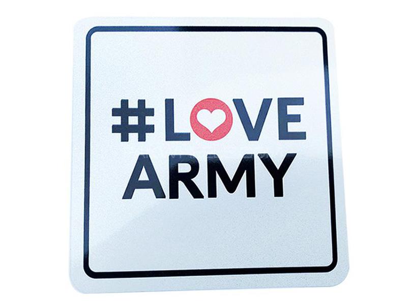 Love Army Car Vinyl Sticker  for sale in Karachi Image-1