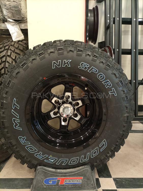 Nankang Mud Terrain Tires with Deep Dish Hollow Rims. for sale in Islamabad Image-1