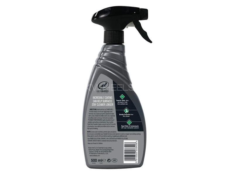 Turtle Wax Hybrid Solutions Ceramic  Spray Coating For Cars 500ml Turtle Wax Hybrid Solutions Ceramic  Spray Coating For Cars 500ml Image-2