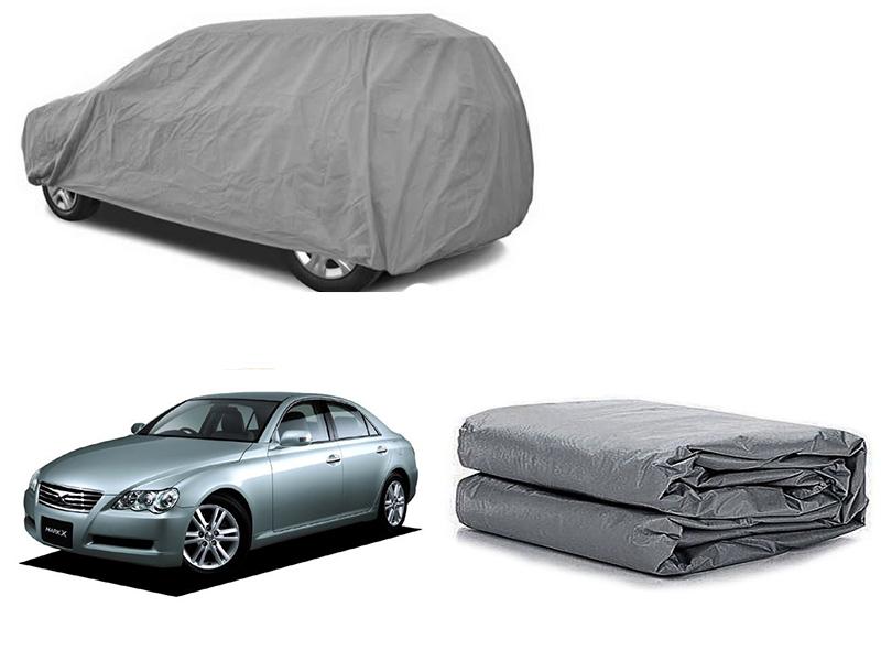 Toyota Mark X 2004-2009 PVC Cotton Fabric Top Cover - Grey  for sale in Karachi Image-1