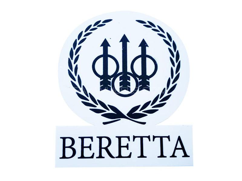Beretta Car Vinyl Sticker - Black & Silver  for sale in Karachi Image-1