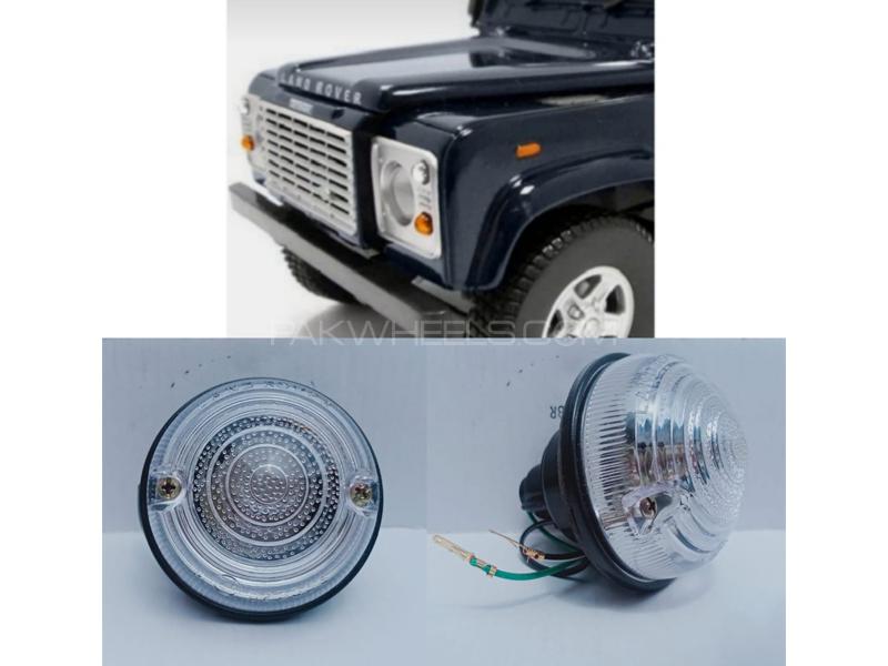 Land Rover Defender Front Indicator White 2pcs Image-1