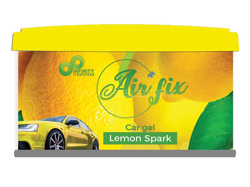 Air Fix Car Gel Air Freshener 80g - Lemon Spark  in Karachi