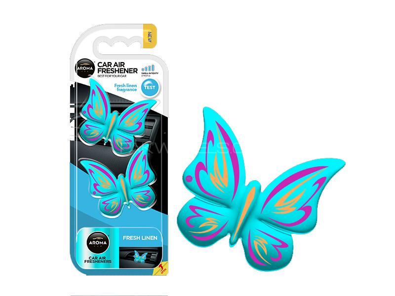 Aroma Polymer Air Freshener Butterfly Fresh Linen Image-1