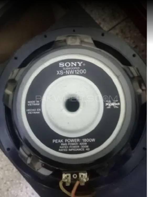 Sony Xplod woofer(original)1800 watt.Amp SA 900(Solid Audio) Image-1