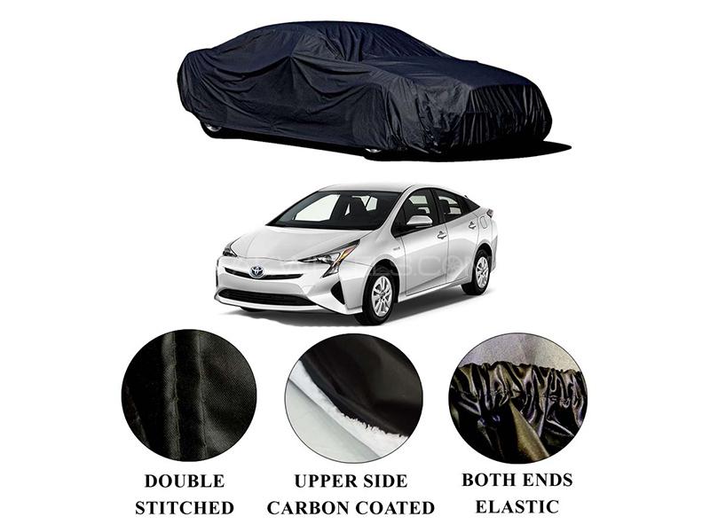Toyota Prius 2015-2021 Polymer Carbon Coated Car Top Cover for sale in Karachi Image-1