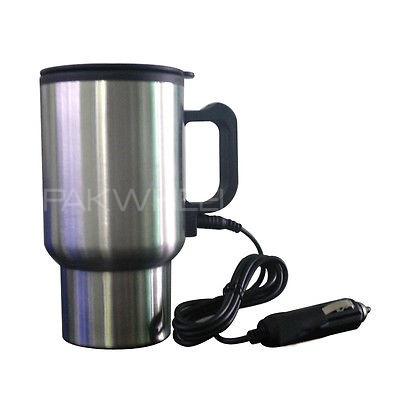 12V Stainless Steel Car Travelling Mug Image-1