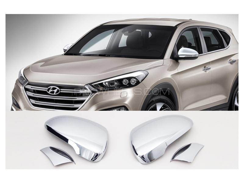 Hyundai Tucson Side Mirror Chrome Covers Image-1