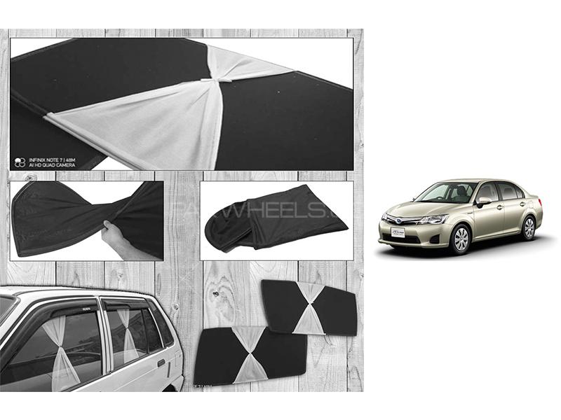 Toyota Axio 2013-2015 Fancy Design Foldable Sun Shades  Image-1