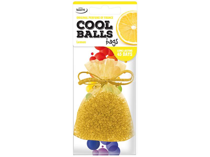 Tasotti Cool Balls Hanging Car Air Freshener - Lemon - Pack Of 2  for sale in Karachi Image-1
