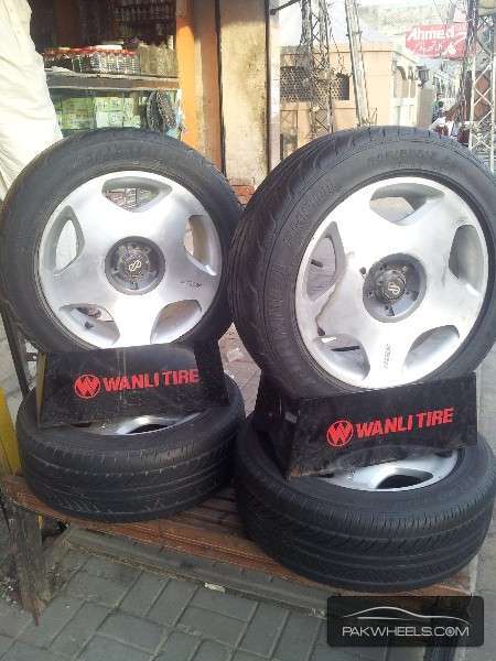 Japani Rims 16'' 4 hols for Honda cars with Tyres 205/55R16  Image-1