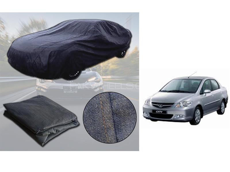 Honda City 2006-2009 Denim Double Stitched Top Cover  Image-1