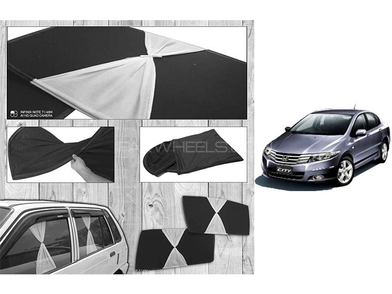 Honda City 2009-2021 Fancy Design Foldable Sun Shades  for sale in Karachi Image-1