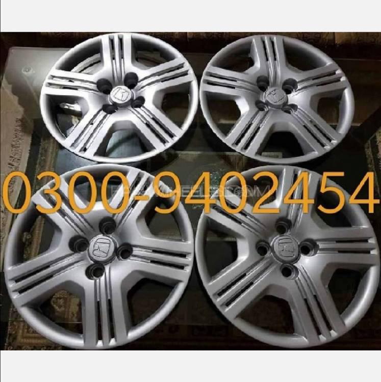 10by10 OEM Honda CITY 15 inches wheel covers cups comp set - Image-1