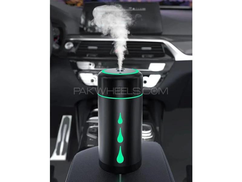Car Humidifier With Atmosphere Light Laser Roof Light Aromatherapy And USB Slot For Charging Image-1