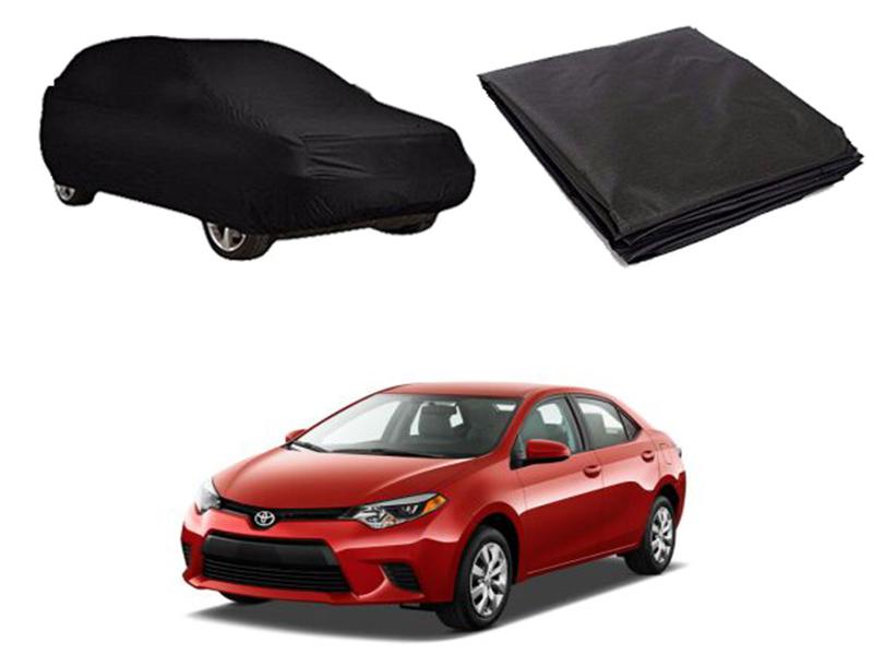 Toyota Corolla 2014-2021 PVC Water Proof Top Cover - Black  Image-1