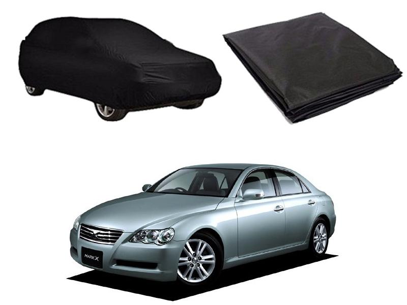 Toyota Mark X PVC Water Proof Top Cover - Black  Image-1
