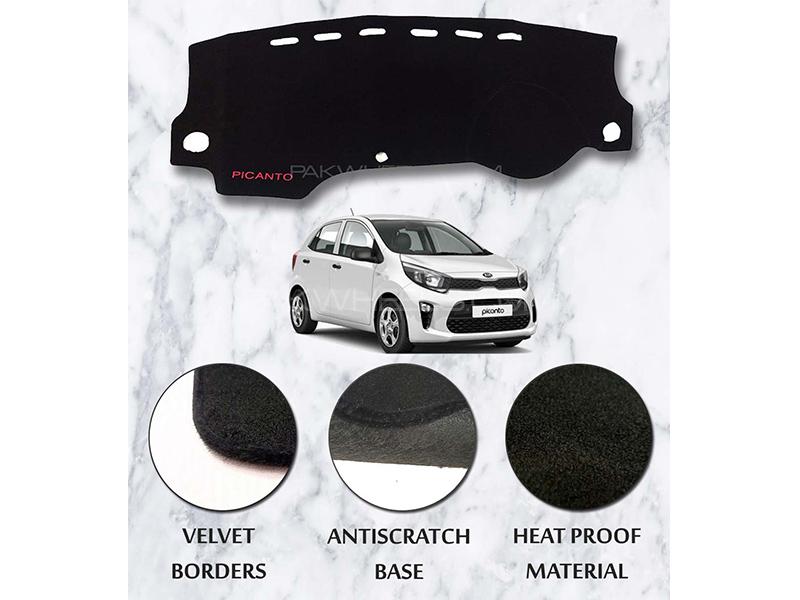 Kia Picanto 2019-2021 Dashboard Cover Mat - Heat Proof Material  for sale in کراچی Image-1