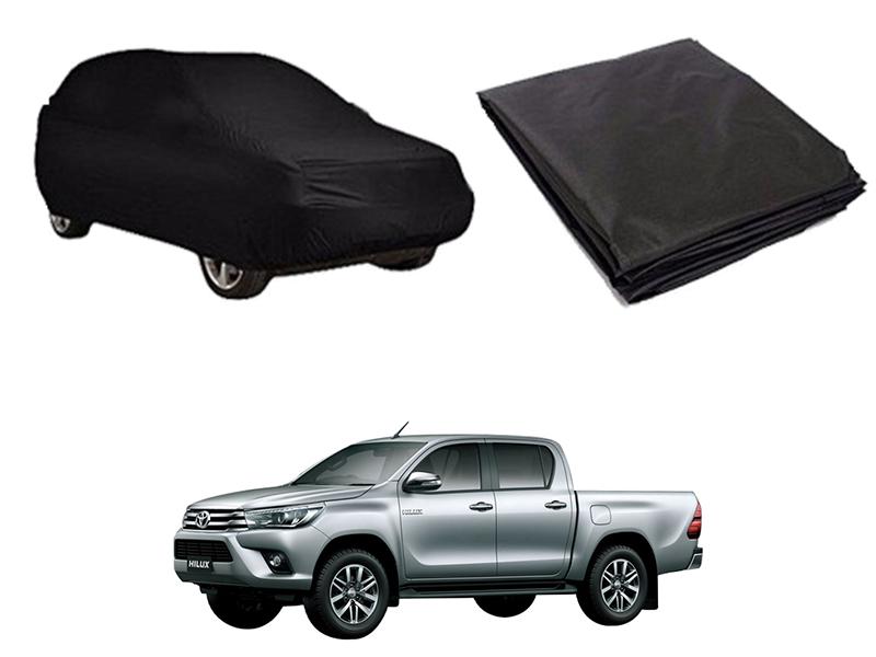Toyota Revo 2016-2021 PVC Water Proof Top Cover - Black  Image-1