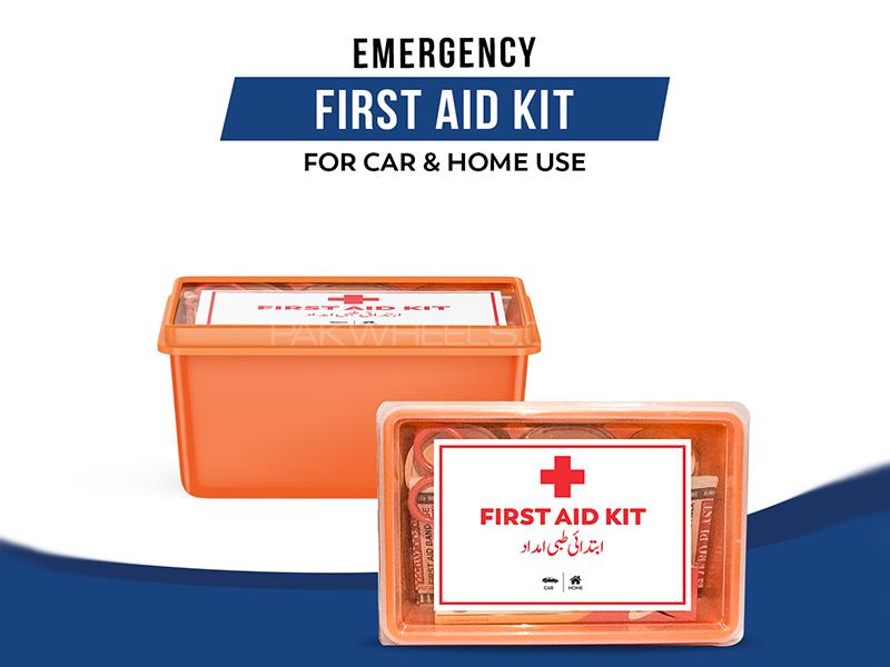 Emergency SOS First Aid Bandage Box Kit For Car And Home  |  Survival Kit |  Medical Kit  Image-1