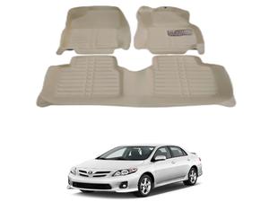 Toyota Corolla 2008-2014 5D Floor Mats - Beige