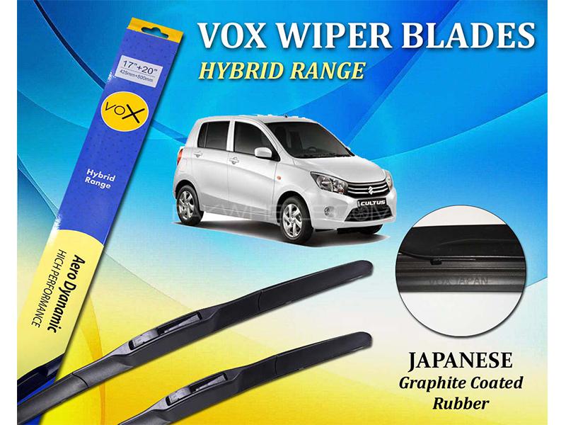 Suzuki Cultus 2017-2021 VOX Japanese Rubber Hybrid Wiper Blades Image-1