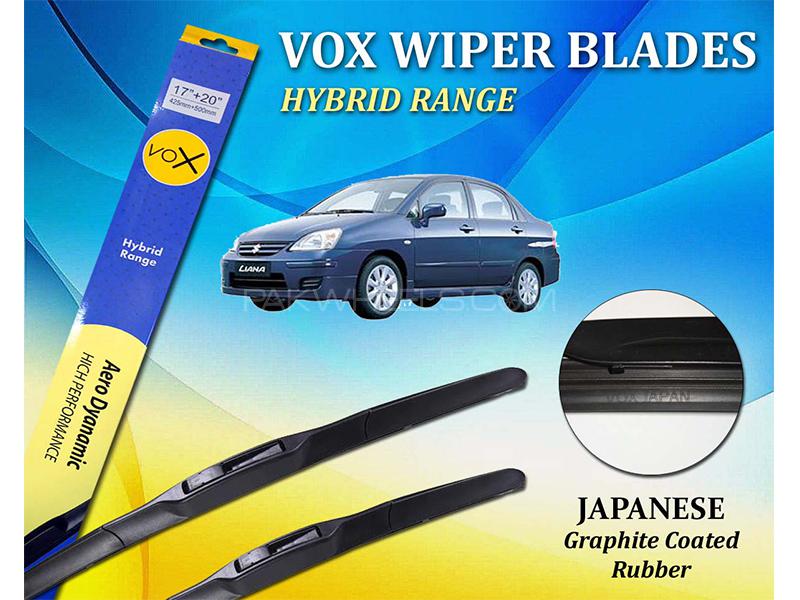 Suzuki Liana 2006-2014 VOX Japanese Rubber Hybrid Wiper Blades for sale in کراچی Image-1