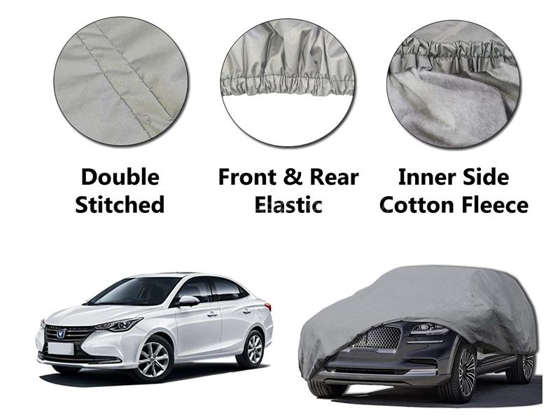 Changan Alsvin 2021-2022 PVC Cotton Double Stitched Car Top Cover  Image-1