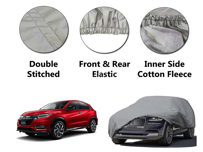 Honda Vezel 2013-2021 PVC Cotton Double Stitched Car Top Cover  Image-1