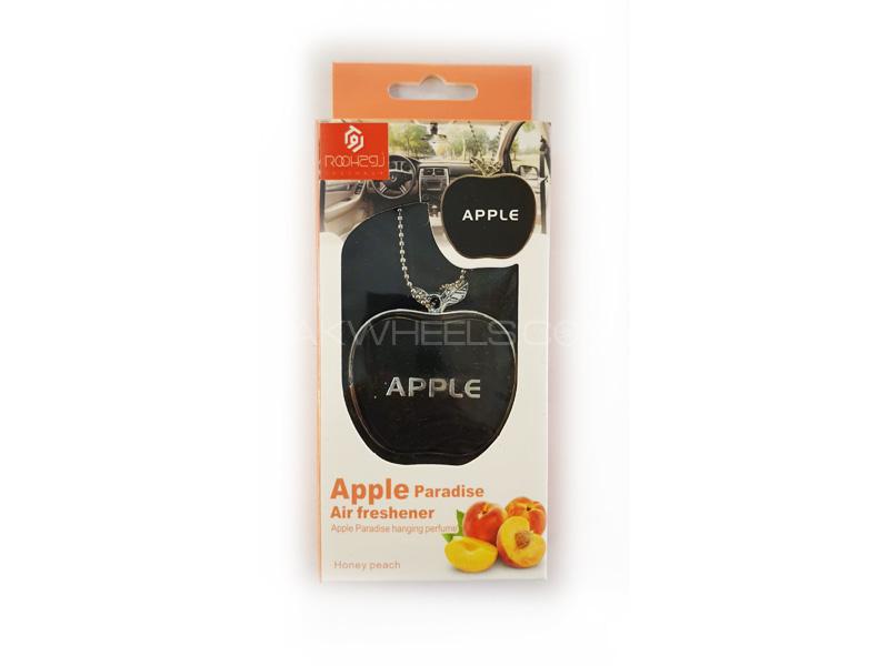 Apple Style Car Hanging Air Freshener | Aroma | Car Fragrance | Black Apple Image-1