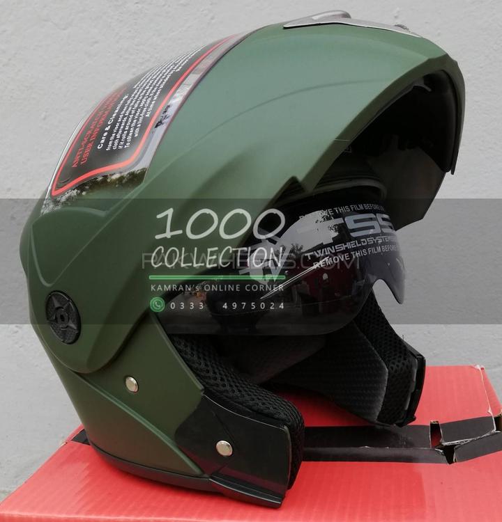 Army Green Helmets For Safety & Style Image-1