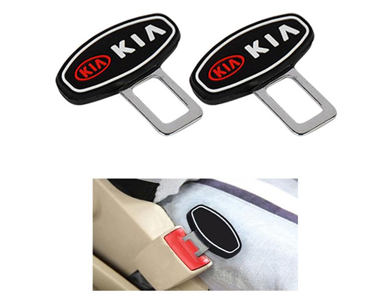KIA Logo Rubber Seat Safety Belt Clip  Image-1