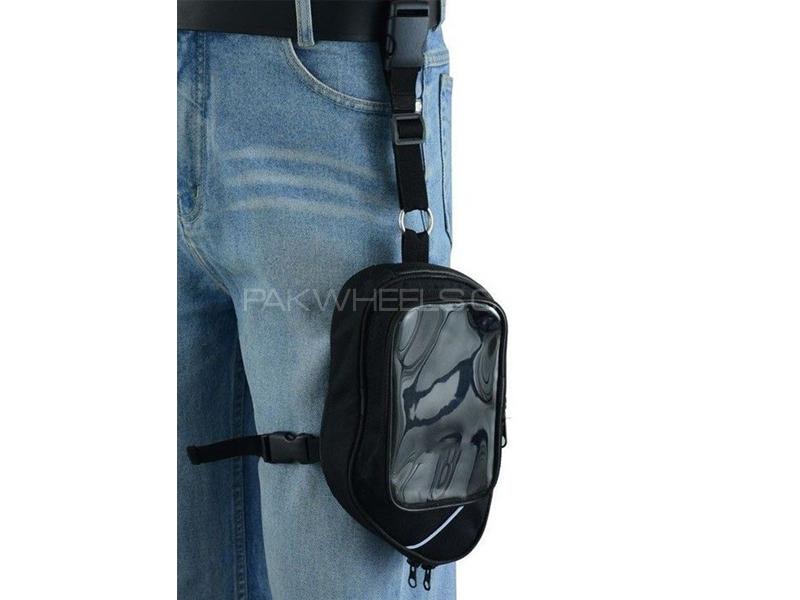 Motorcycle Leg Pouch With Waist Belt Image-1