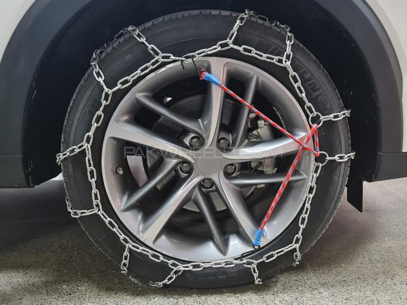 Snow Tire Chains Set For Hatchback Small Cars 2pcs Image-1