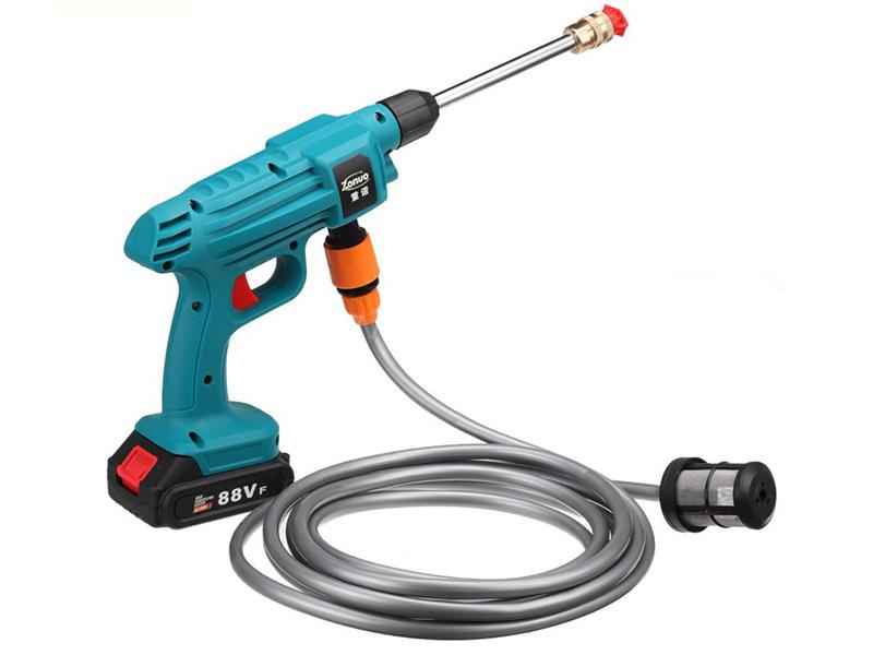 Cordless Rechargeable Electric Pressure Power Washer Gun Image-1
