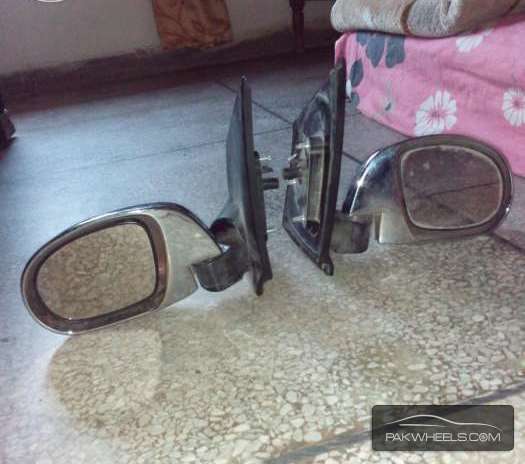 Side Mirrors Silver Colour Pair For Sale  Image-1