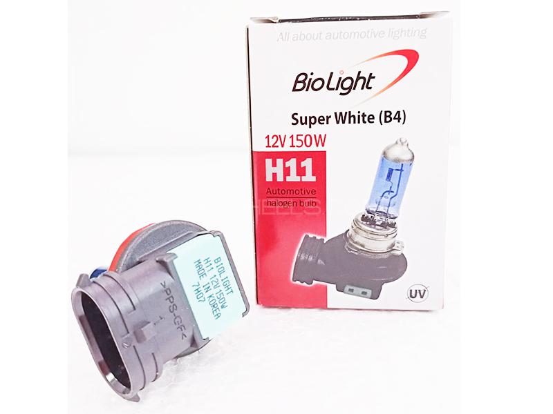 BioLight 12v/100w H11 Extra Superwhite B4 Tube 1pc Image-1