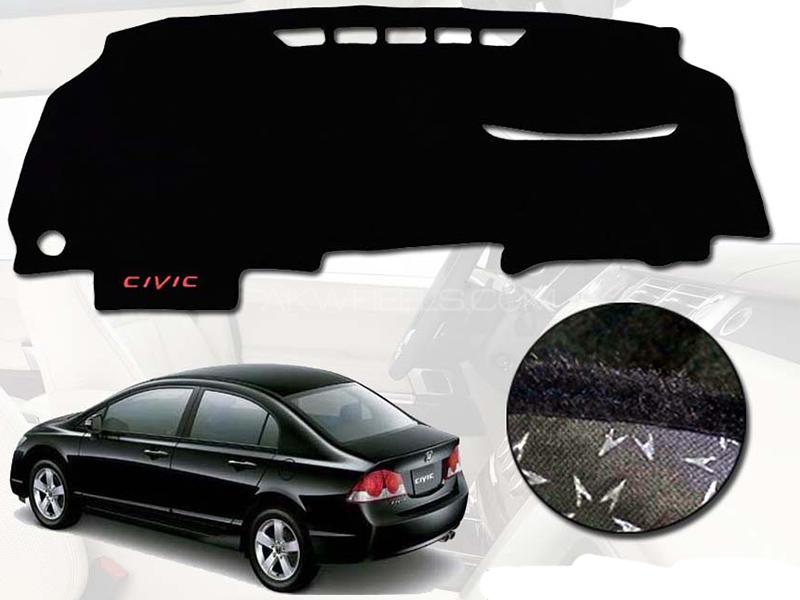 Honda Civic 2006-2012 Non Slip Dashboard Cover | 2 Layered | AntiScratch | Washable Image-1