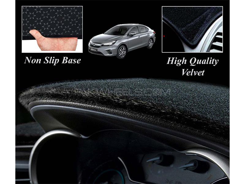 Honda City 2022-2023 Velvet Dashboard Carpet Cover | Non Slip | Washable