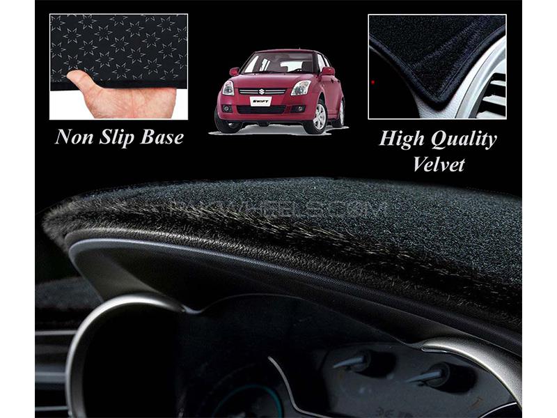 Suzuki Swift 2010-2021 Velvet Dashboard Carpet Cover | Non Slip | Washable Image-1