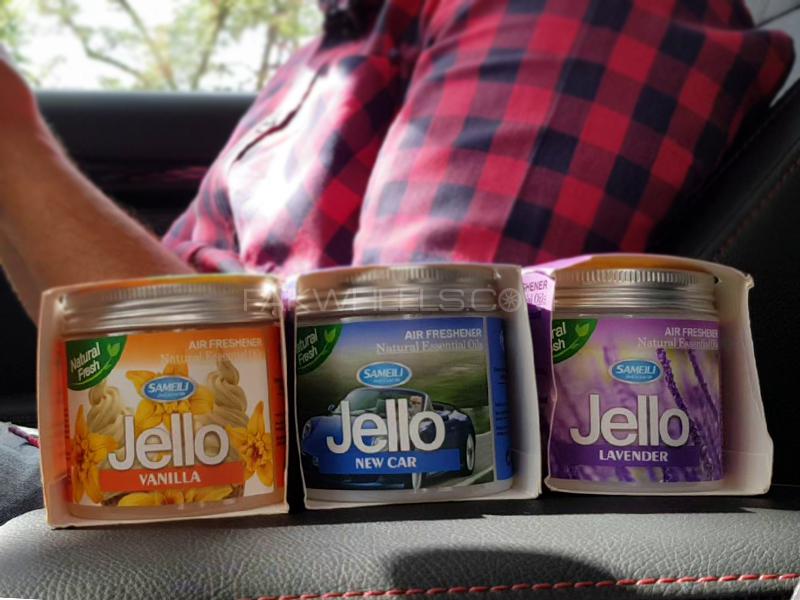 Jello Vanilla Natural Fresh Car And Home Air Freshener Gel Image-1