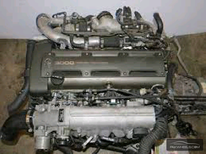 toyota 2jz complete engine with auto gear & rare / front oil chamber Image-1