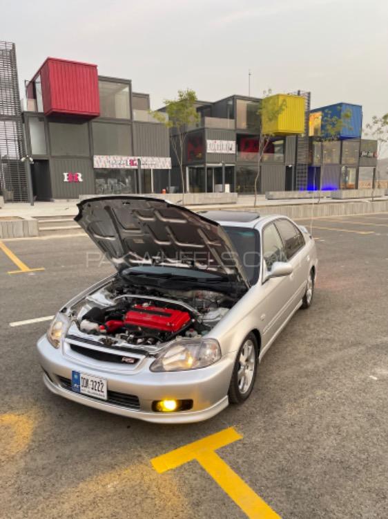 Honda Civic - 2000 Silver EK Image-1