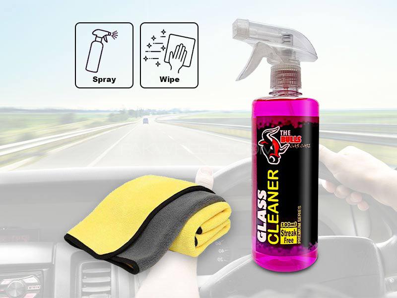 The Bulls Glass Cleaner with Towel 40x40 Image-1