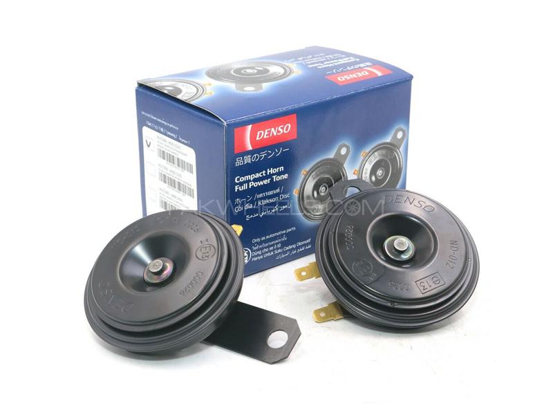 Denso Compact Full Power Tone Car Electric Horn  Image-1