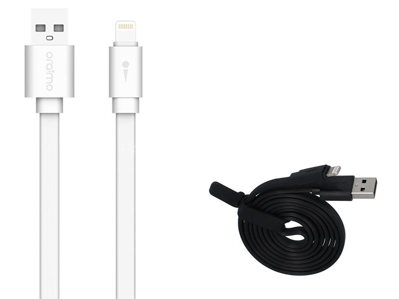 Oraimo Candy Lightning Fast Charging Cable - White - OCD-L22P Image-1