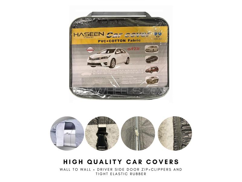 Suzuki Wagon R Double Coat PVC Cotton Top Cover Image-1