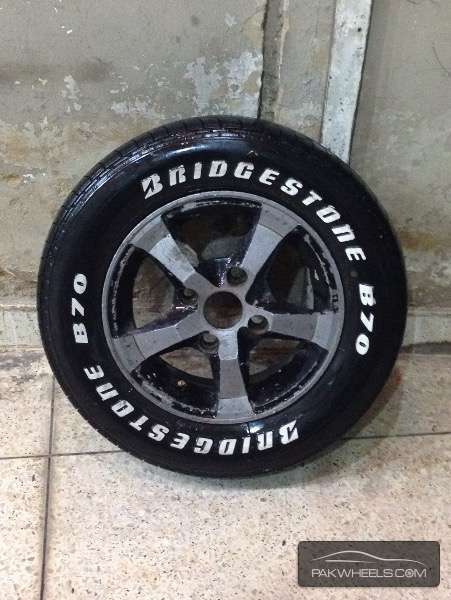 Rim tyre bridgestone tyre 13" size available Image-1