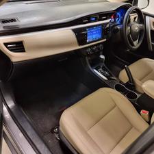 Toyota Corolla Grande 1.8
Model 2014
Registered 2014
Gray
52000 Km
Single Owner
100% Original
Spare Key
Sunroof
Leather Seats

Location: 

Prime Motors
Allama Iqbal Road, 
Block 2, P..E.C.H.S,
Karachi
